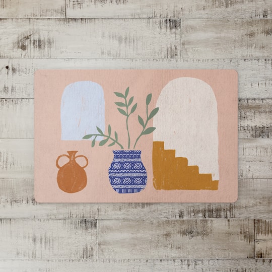 Simple Mod Still Life 27" x 18" Floor Mat